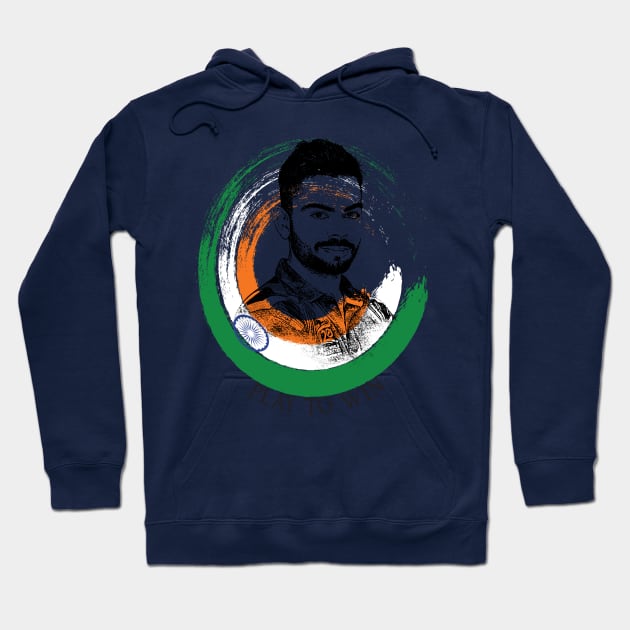 Virat Kohli Hoodie by swarna artz